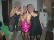 Trois copines en soirée libertine à Lyon